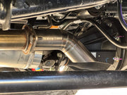 NYTOP Toyota Tacoma Titanium Axle Dump Exhaust Tip Side