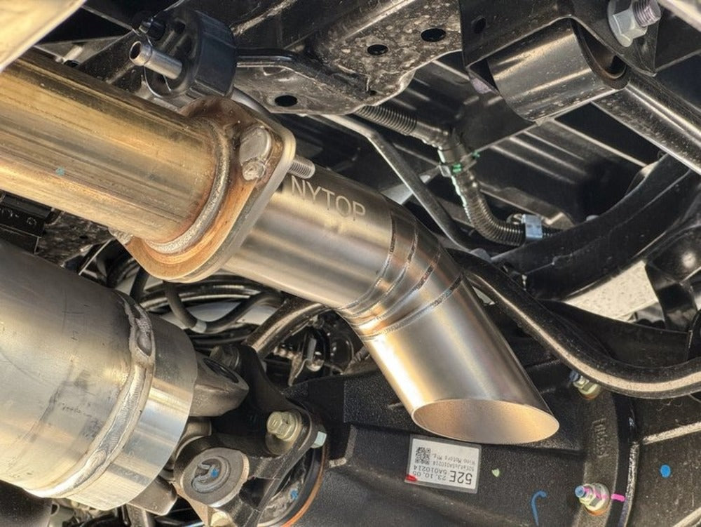 NYTOP Toyota Tacoma Titanium Axle Dump Exhaust Tip Mounted