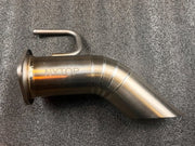 NYTOP Toyota Tacoma Titanium Axle Dump Exhaust Tip Side View