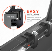 L-bracket option 1 jeep gladiator shadowtop clamp