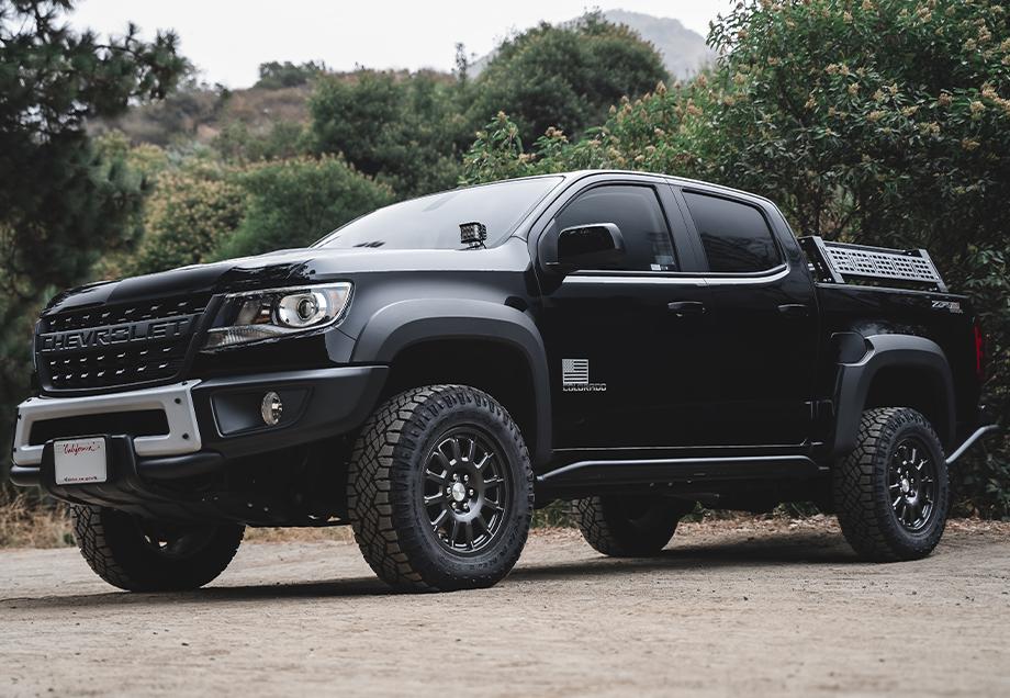 Cali Raised LED Overland Bed Rack For 2014-2024 Chevy Colorado