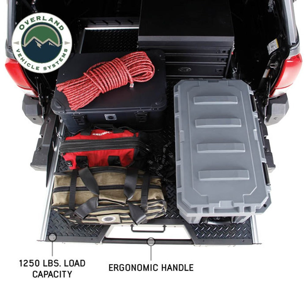 Top View Of The OVS Bed Extension With Gear