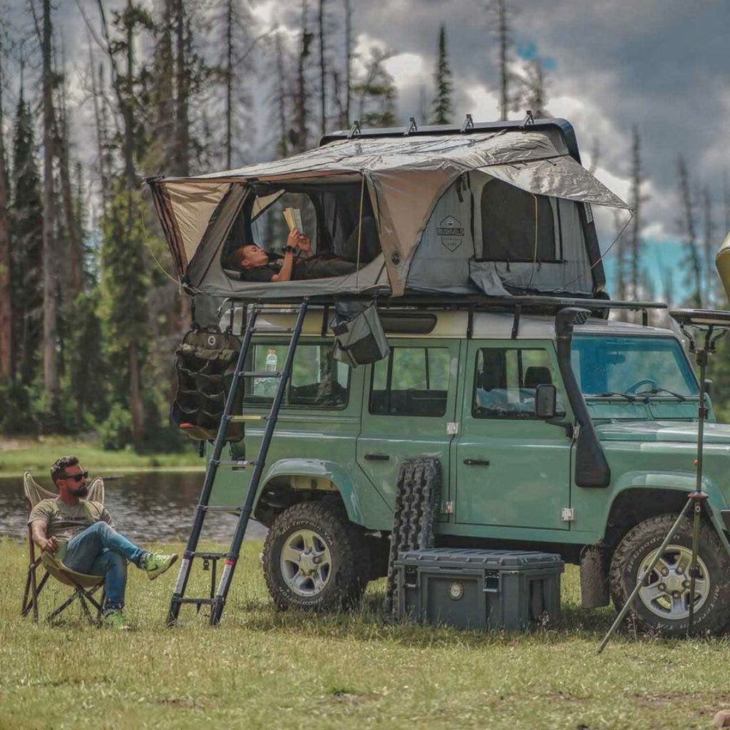 car roof top tent hard shell Bushveld Hard Shell Roof Top Tent Overland Vehicle Systems
