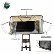 Entrance Point Of The OVS HD Bundu Hard Shell Roof Top Tent