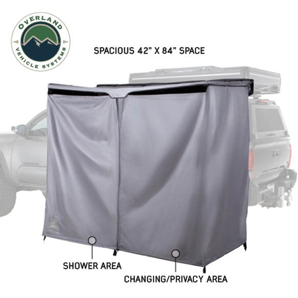 OVS Nomadic 2 Person Car Side Shower Dimensions