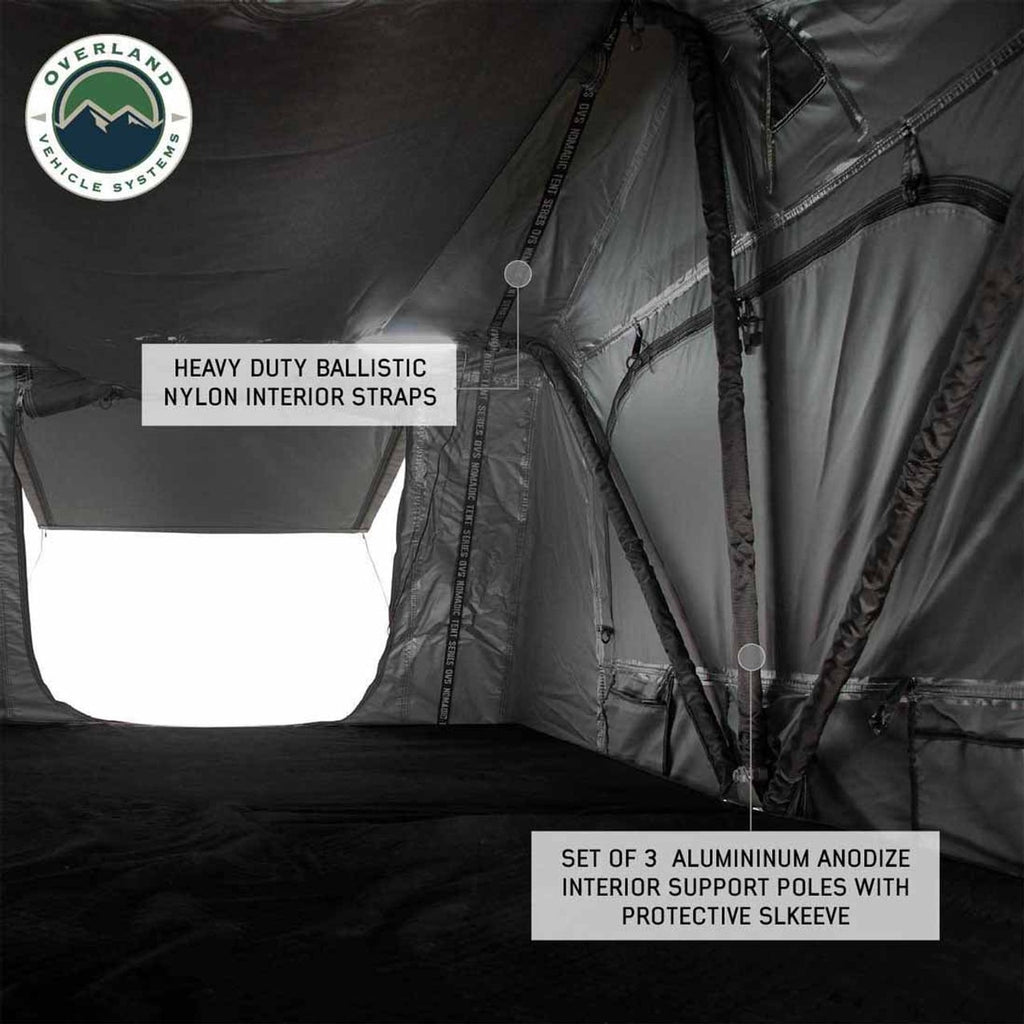 inside view nomadic extended 3 roof top tent