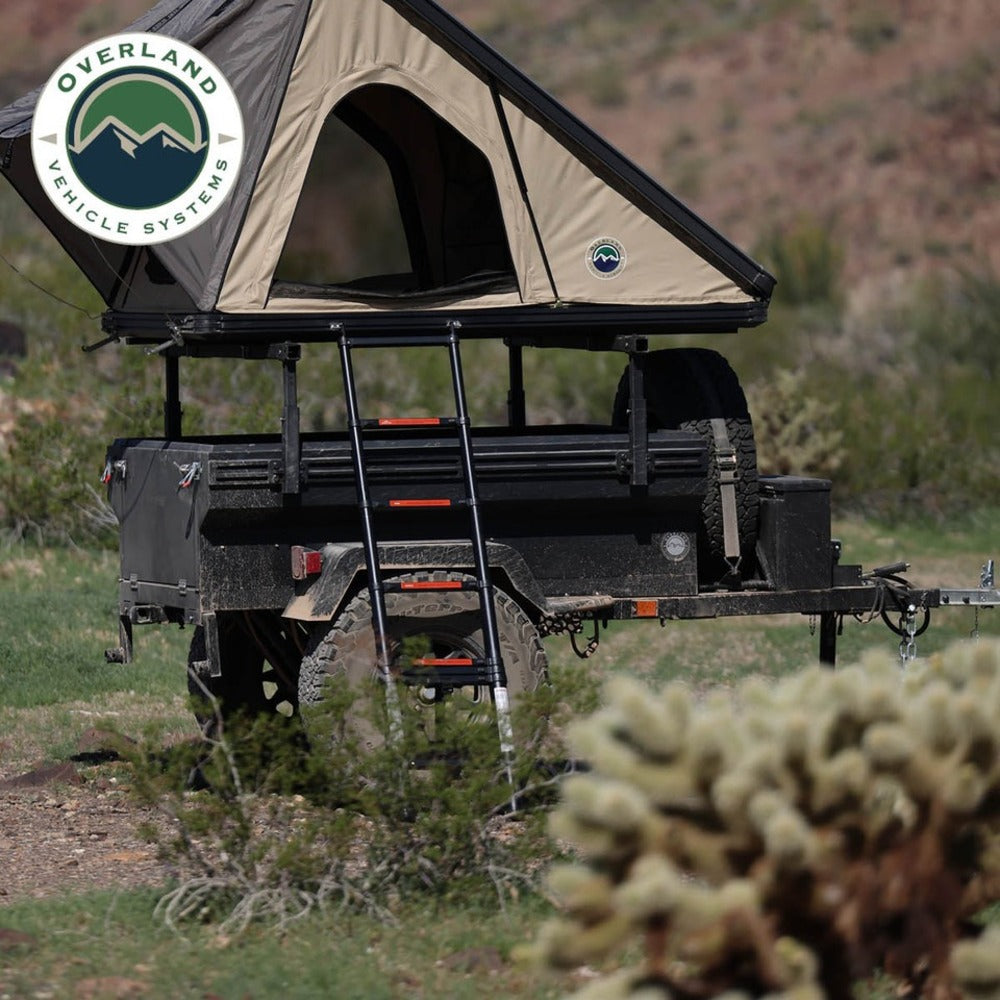 OVS Off Road Trailer With A Mounted Roof Top Tent