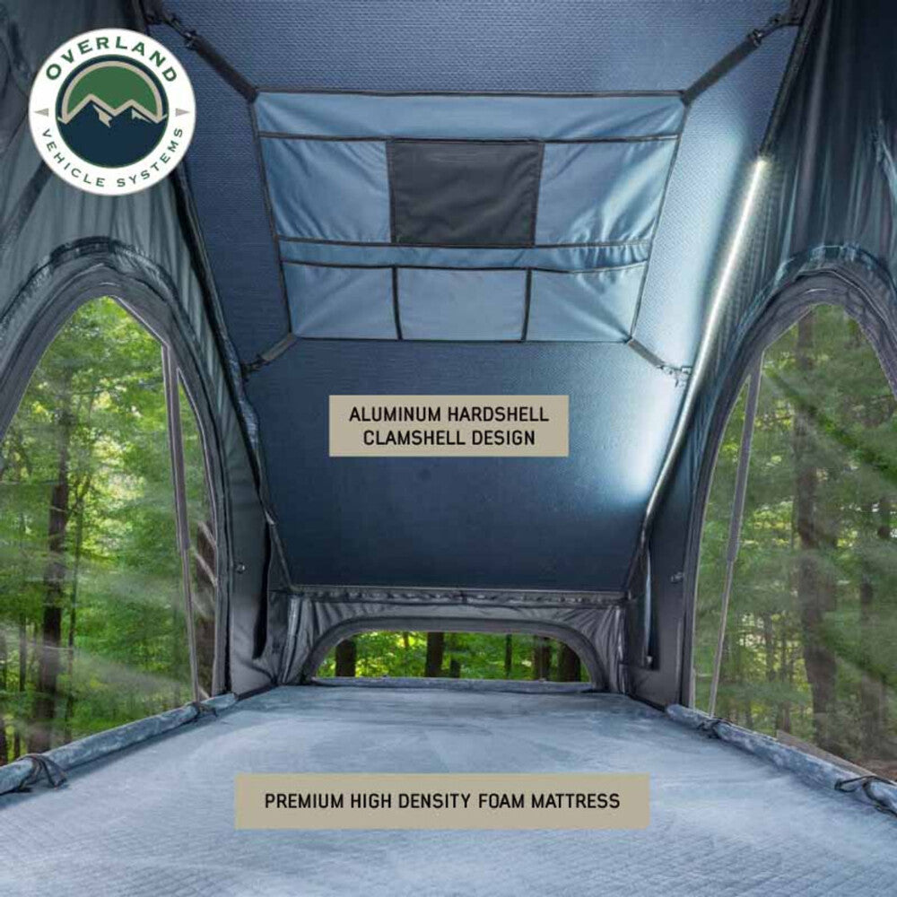 Interior Of The OVS XD Lohtse Clamshell Aluminum Roof Top Tent