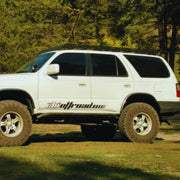 prinsu 4runner roof rack over a white 3rd gen toyota 4runner