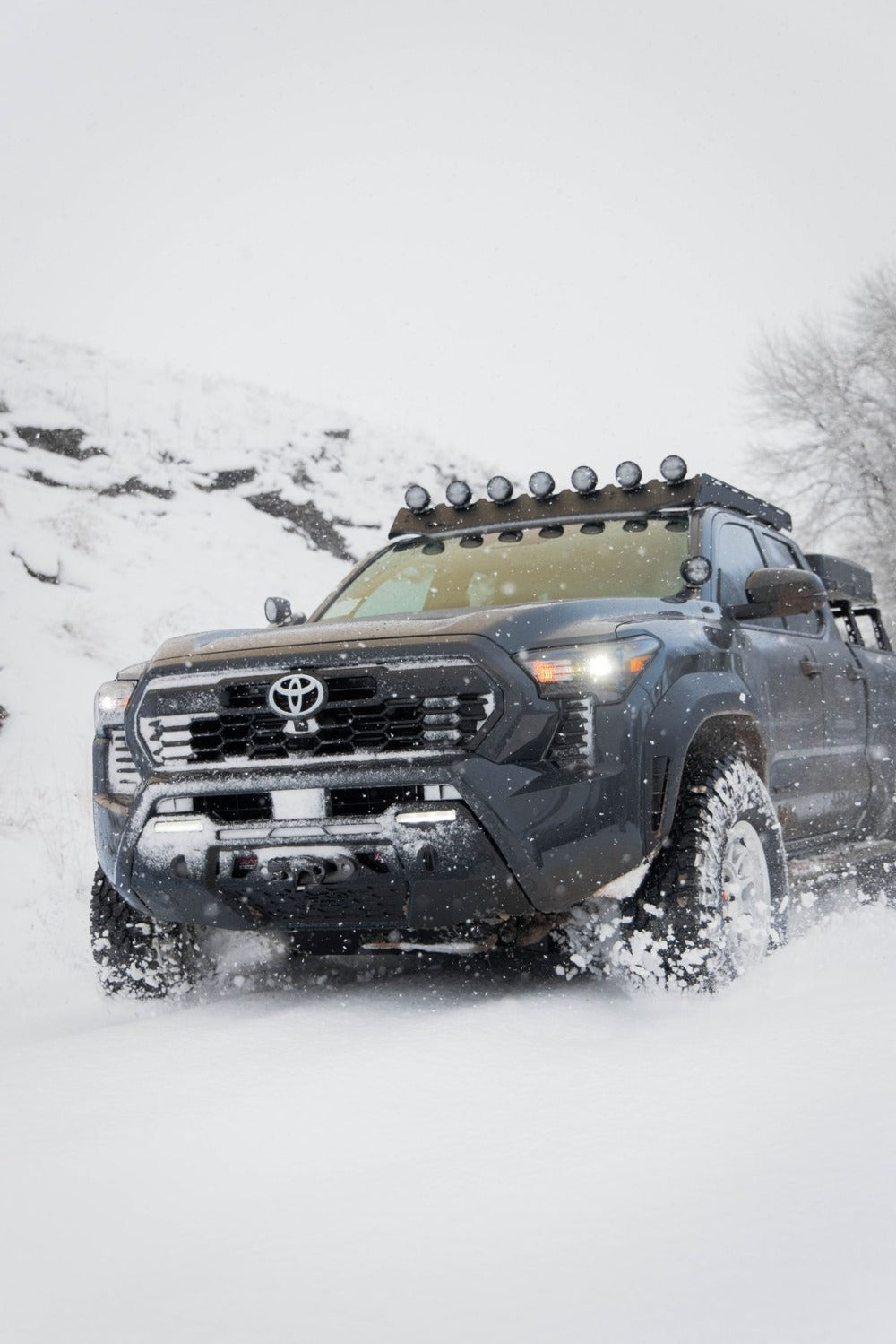 Prinsu 4th Gen Toyota Tacoma Roof Rack Installed