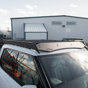 Prinsu Pro Rivian R1T Roof Rack With An Integrated Wind Deflector