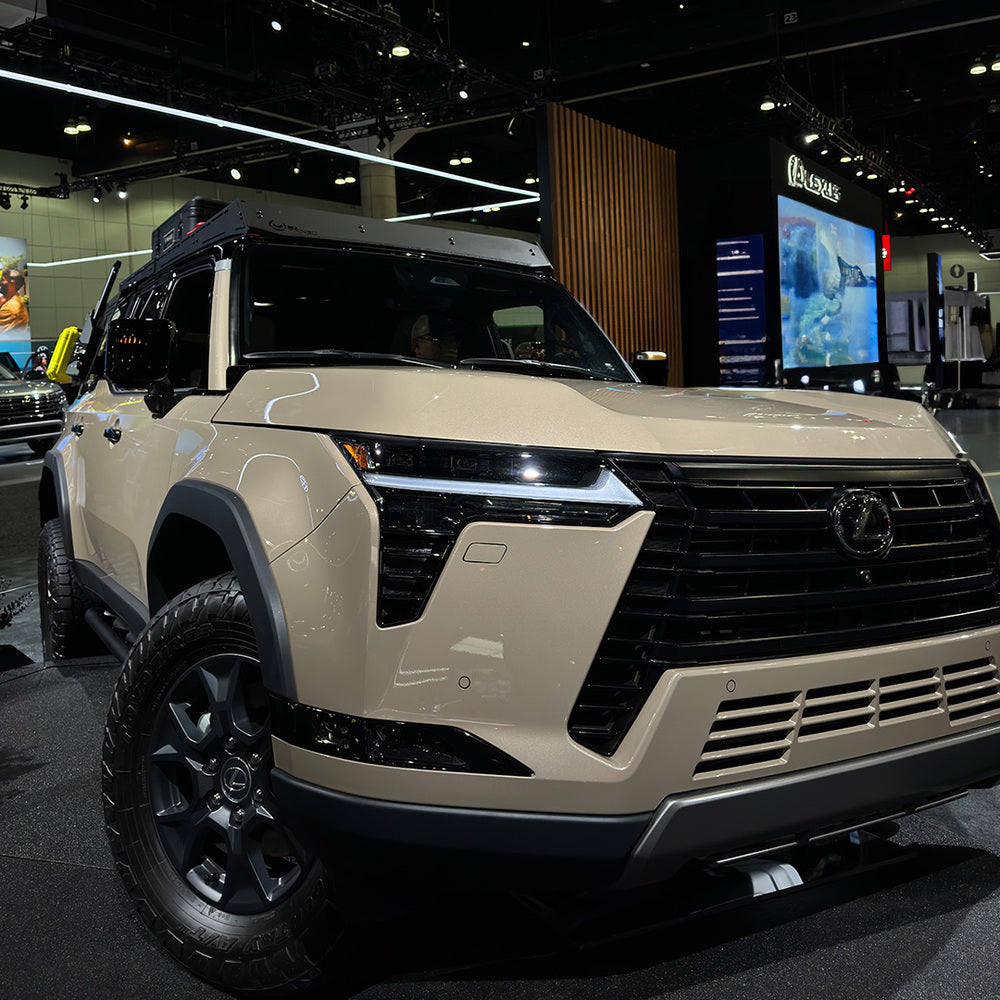 Prinsu Pro Lexus GX550 Roof Rack Mounted On Display