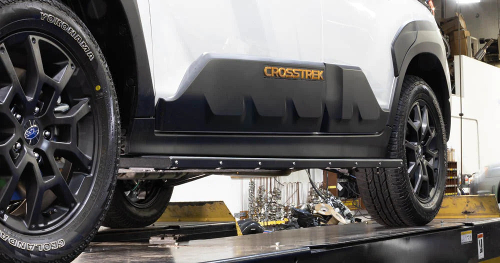 Rallitek Subaru Crosstrek Rock Sliders Mounted