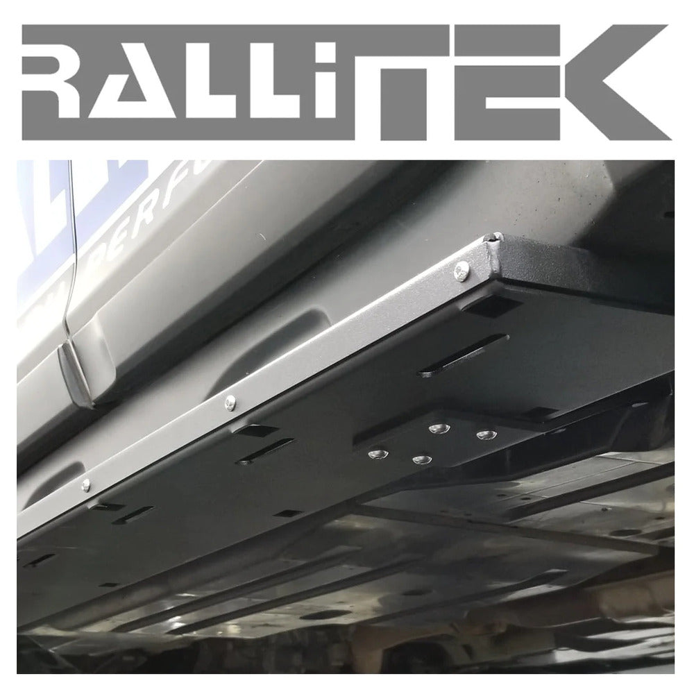 Underside Of The Rallitek Subaru Crosstrek Rock Sliders