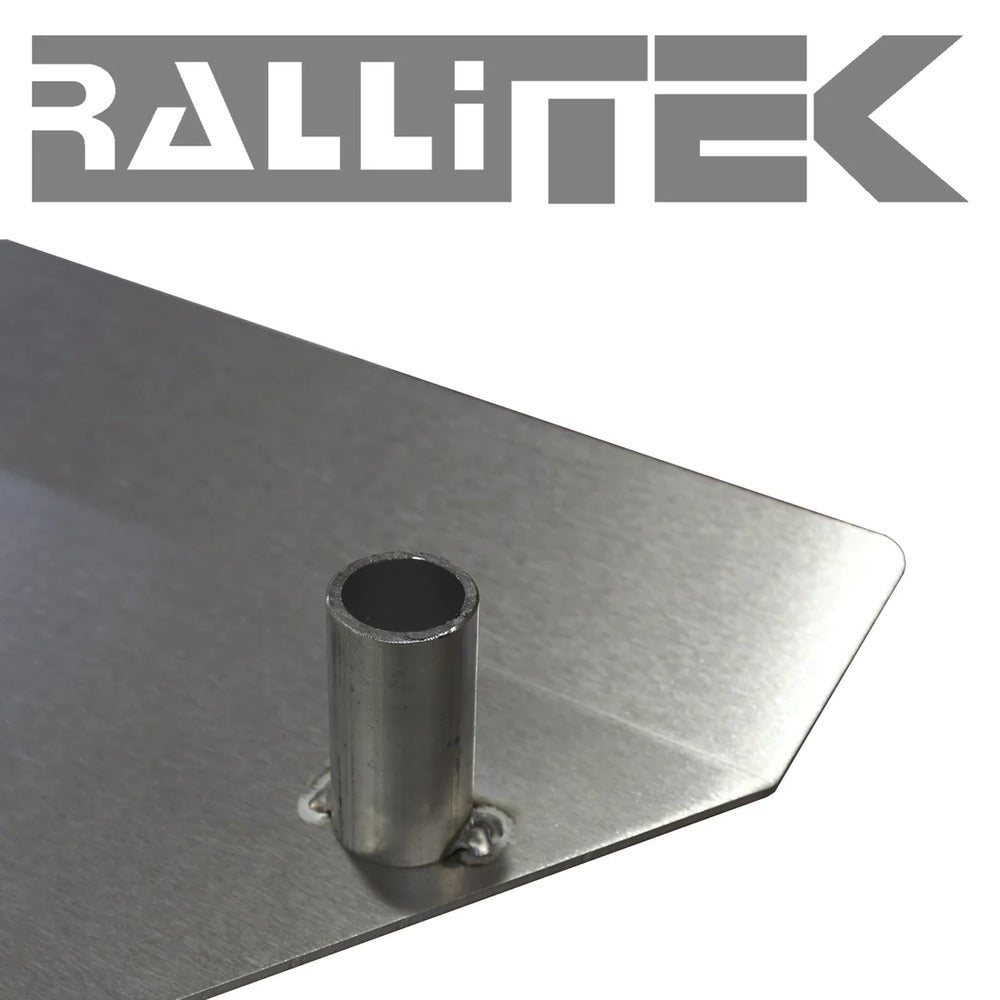 RalliTEK Subaru Crosstrek Transmission Skid Plate Close Up View 