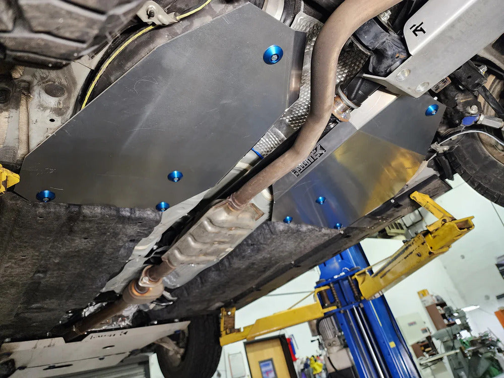 RalliTEK Subaru Crosstrek Gas Tank Skid Plates Mounted