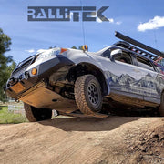 Side View Of The Installed RalliTEK Subaru Forester Front Skid Plate