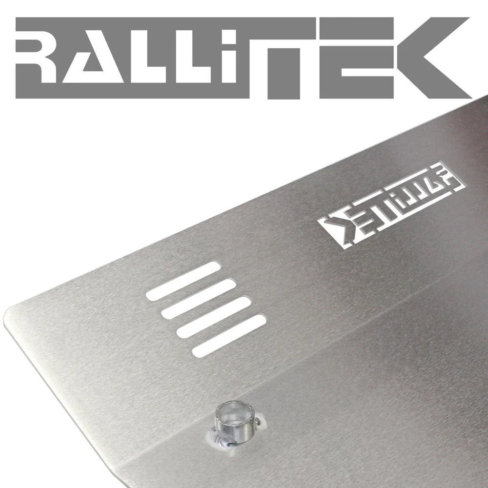 Close Up View Of The RalliTEK Subaru Forester & Wilderness Front Skid Plate