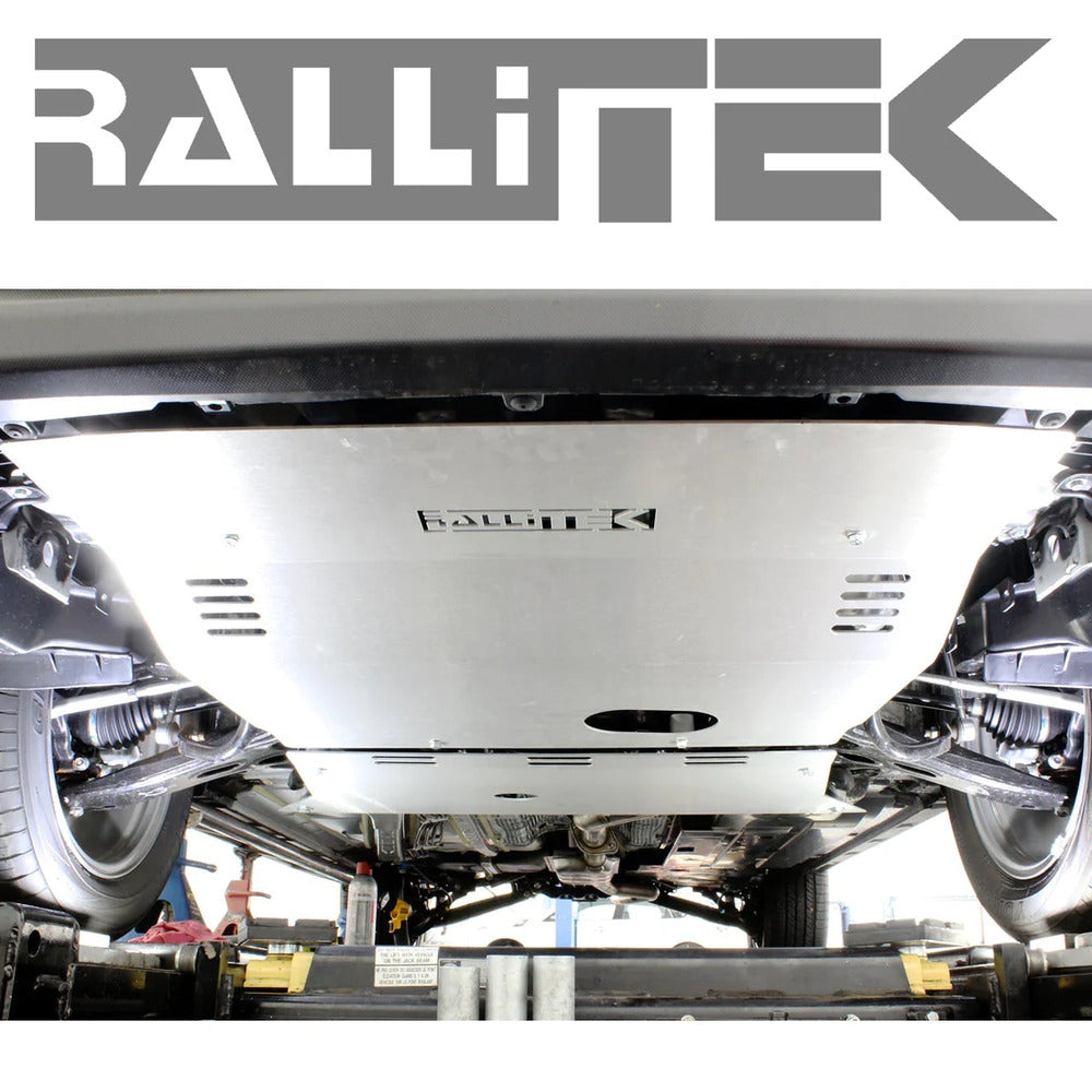 RalliTEK Subaru Forester & Wilderness Transmission Skid Plate Mounted