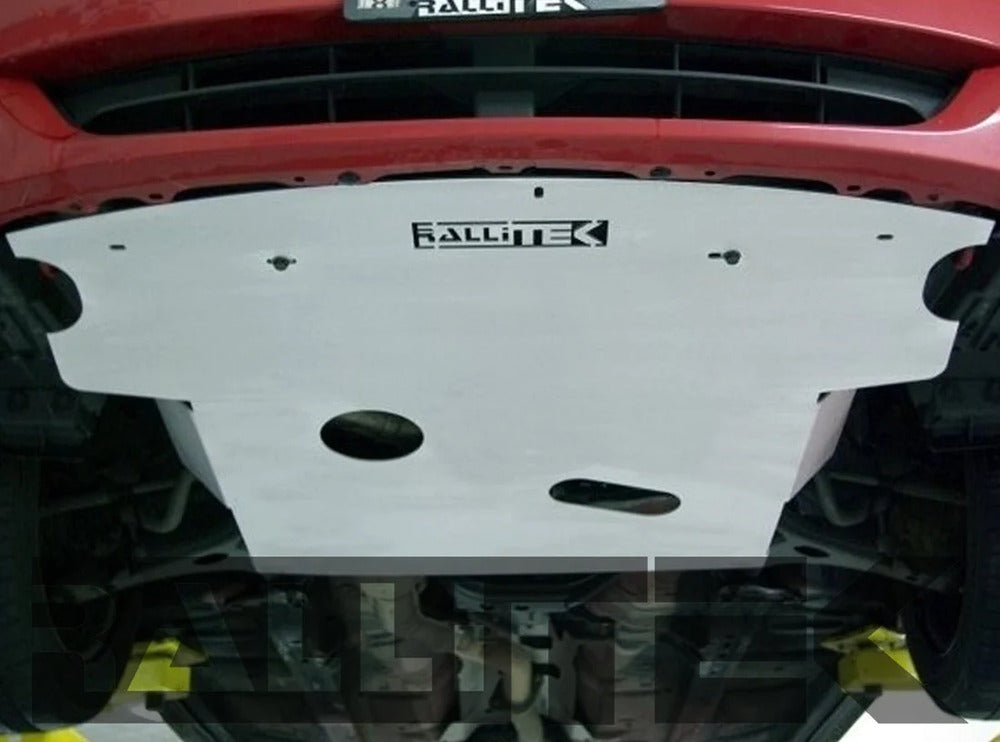 Front View Of The Mounted RalliTEK Subaru Legacy & Outback Front Skid Plate
