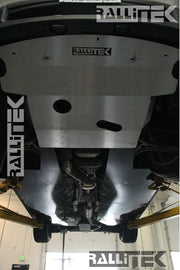 RalliTEK Subaru Legacy & Outback Front Skid Plate Mounted