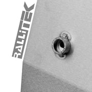 Close Up View Of The RalliTEK Subaru Outback Front Skid Plate