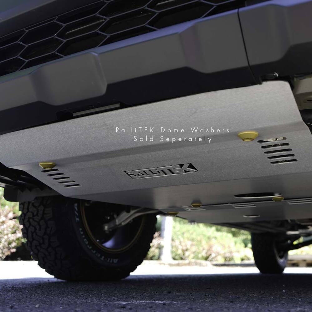 RalliTEK Subaru Outback Front Skid Plate Installed