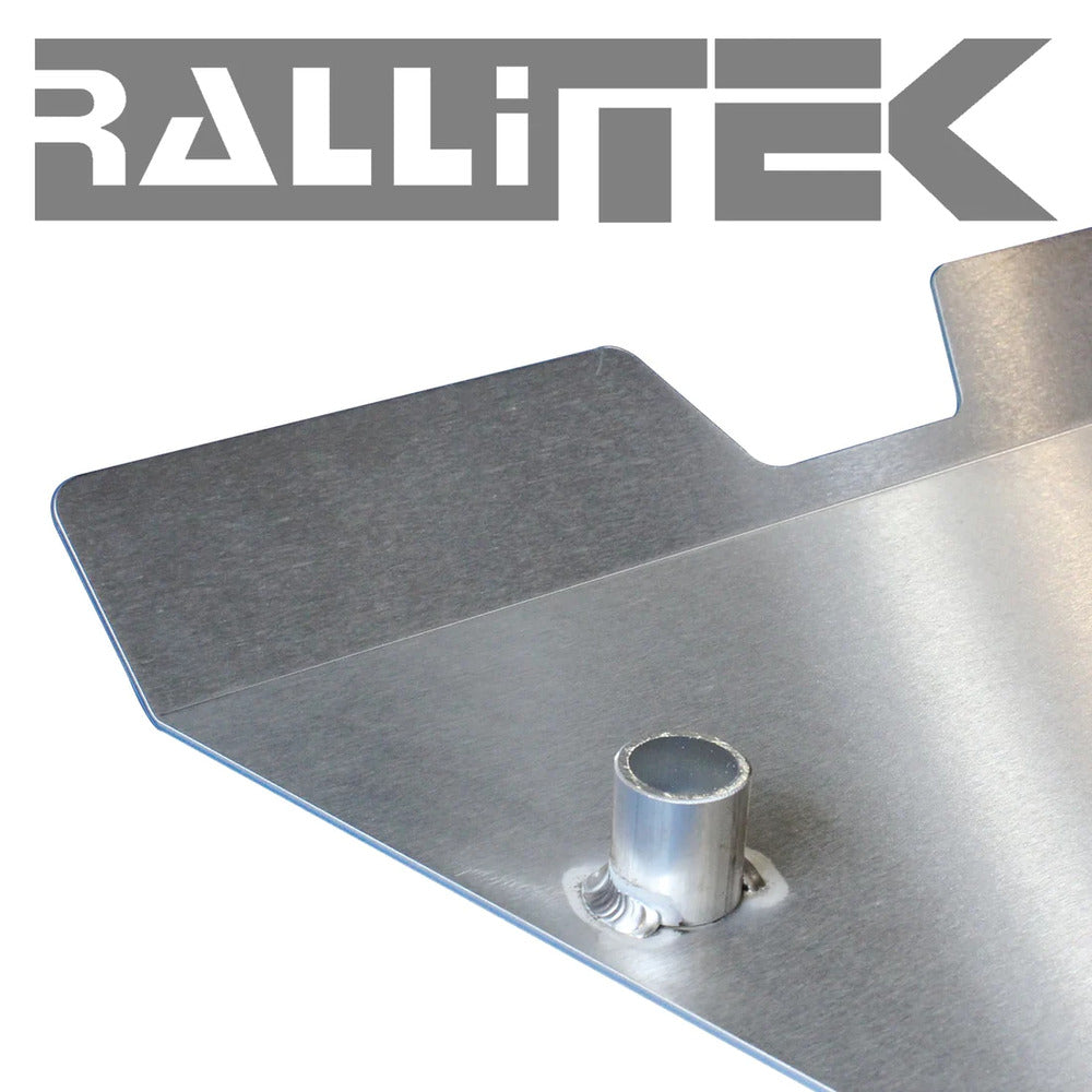 Close Up View Of The RalliTEK Subaru Crosstrek Transmission Skid Plate