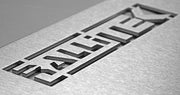 Close Up Of The RalliTEK Subaru Forester Front Skid Plate Logo
