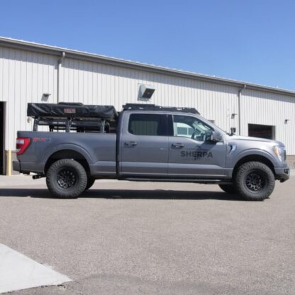 RCI Ford F150 Rock Sliders Installed Side View