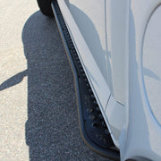 Back Side Of The RCI Ford F150 Rock Sliders With A Step Plate