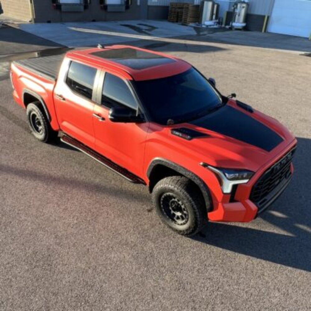 RCI Toyota Tundra Rock Sliders Mounted On A Tundra