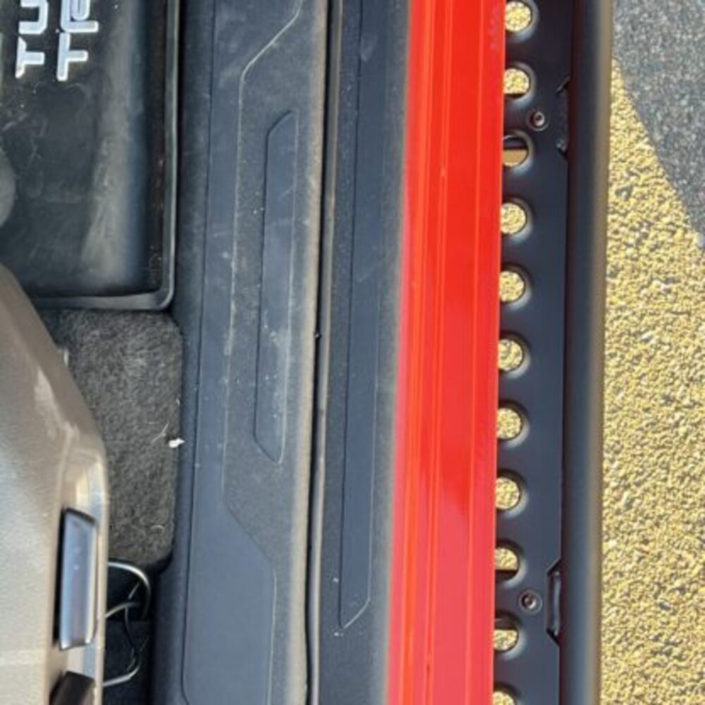 RCI Toyota Tundra Rock Sliders Top View With Step Plate