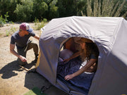 C6 REV Tent Gen 2 desert color ground tent camping lifestyle shot