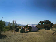 C6 REV Tent HellaStorm Gen 2 pitched on ground with storm fly deployed