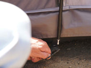 REV Tent Gen 2 pole tip in grommet attachment detail