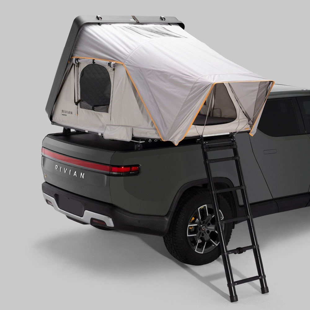 Rivian x iKamper Skycamp Mini Roof Top Tent Set Up