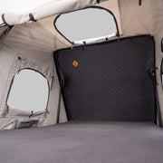 Rivian x iKamper Skycamp Mini Roof Top Tent Interior With Of The Skyview Window