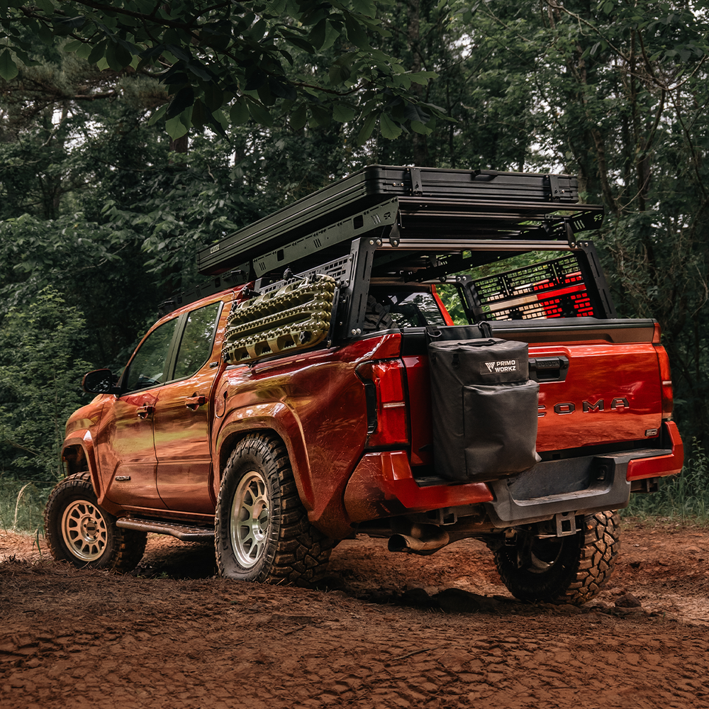 Cali Raised Bed Rack Roof Rack Extension For 2005-2025 Toyota Tacoma