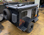 Rustic Mountain Overland Yakka 60 Mini Camper Trailer side view