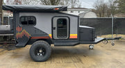 Rustic Mountain Overland Yakka 60 Mini Camper Trailer view from the right side