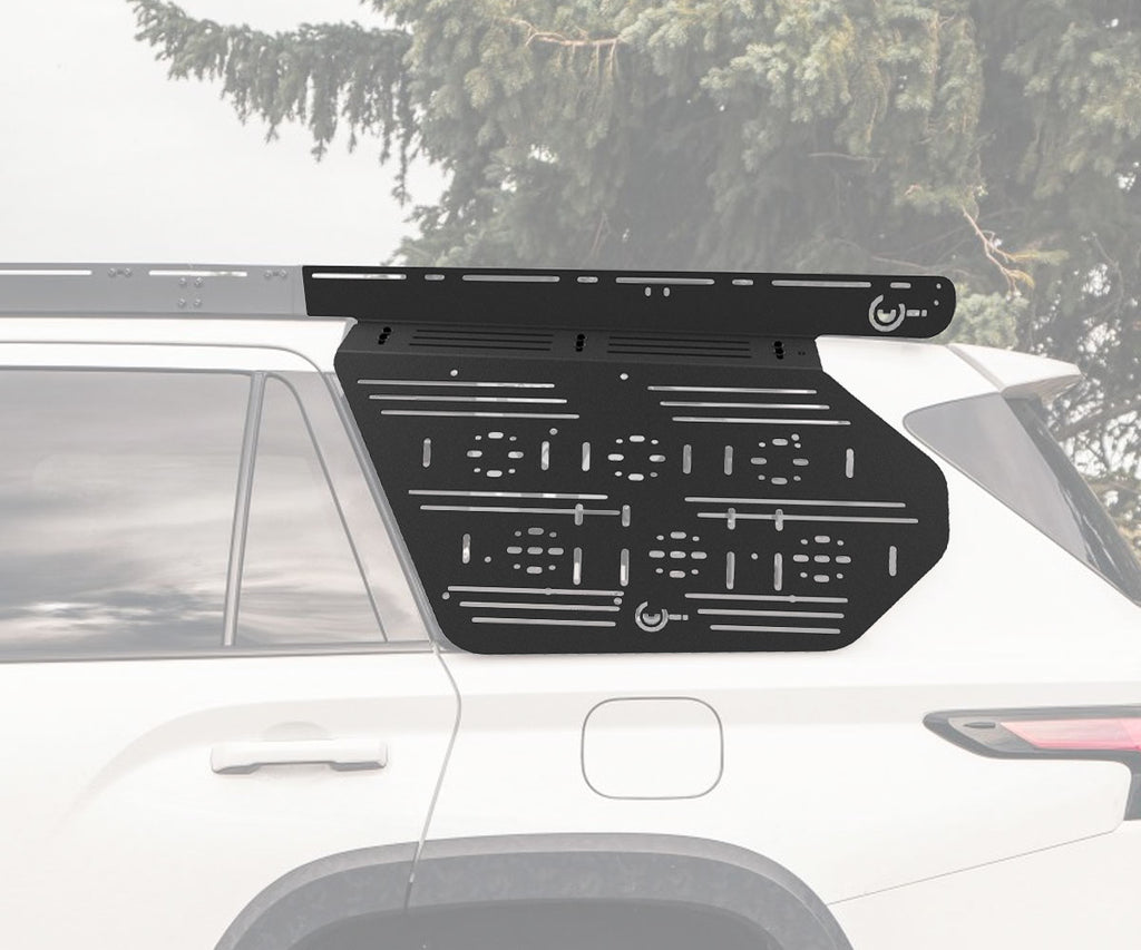 Image highlighting the Prinsu Rear Window Accessory Panel For Toyota Sequoia 3rd Gen