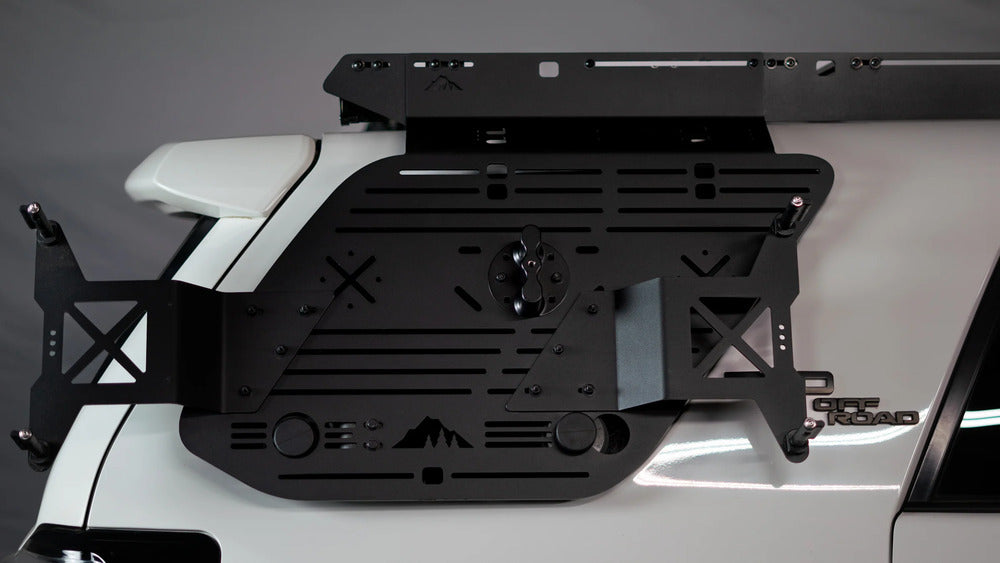 Sherpa 5th Gen 4Runner Window Panel With Mounts Attached
