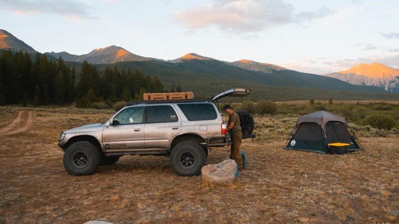 Side View Of The Mounted Sherpa Matterhorn Sport 4Runner Roof Rack