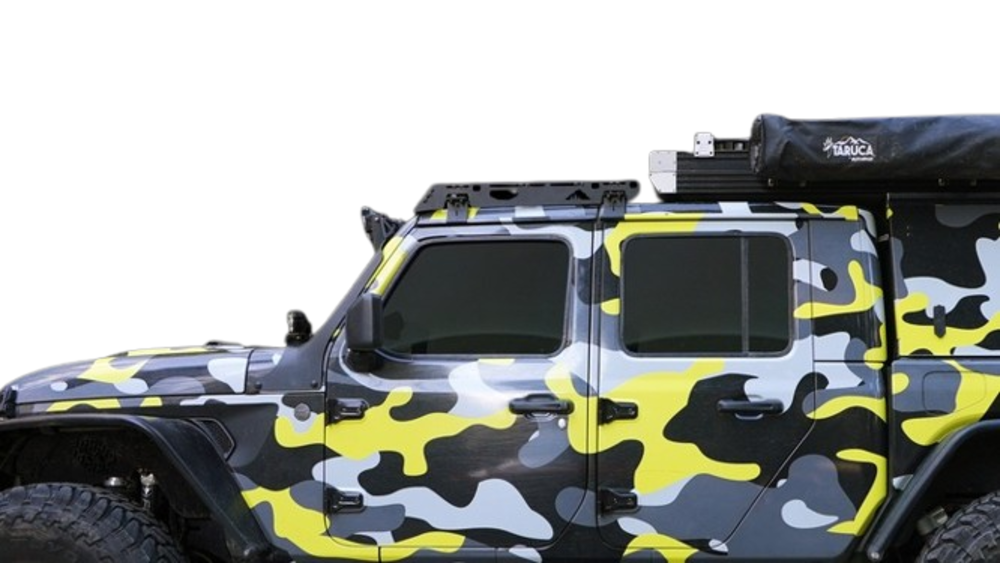 Side View Of The Sherpa The Moonlight Jeep Gladiator Roof Rack