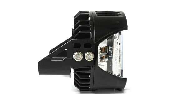 Side view of the lp4 mounts with lights