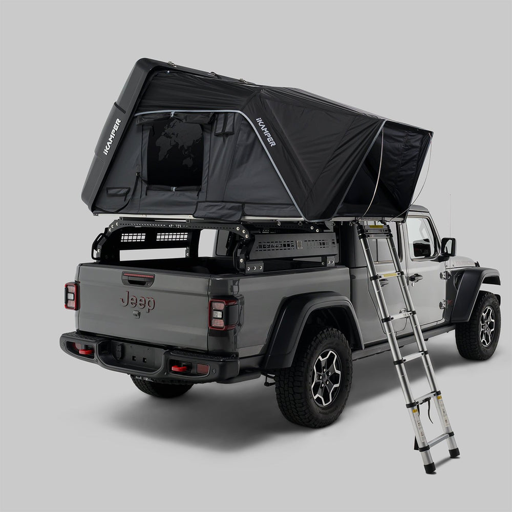 iKamper Skycamp 4.0 Duo 2-person rooftop tent open side view