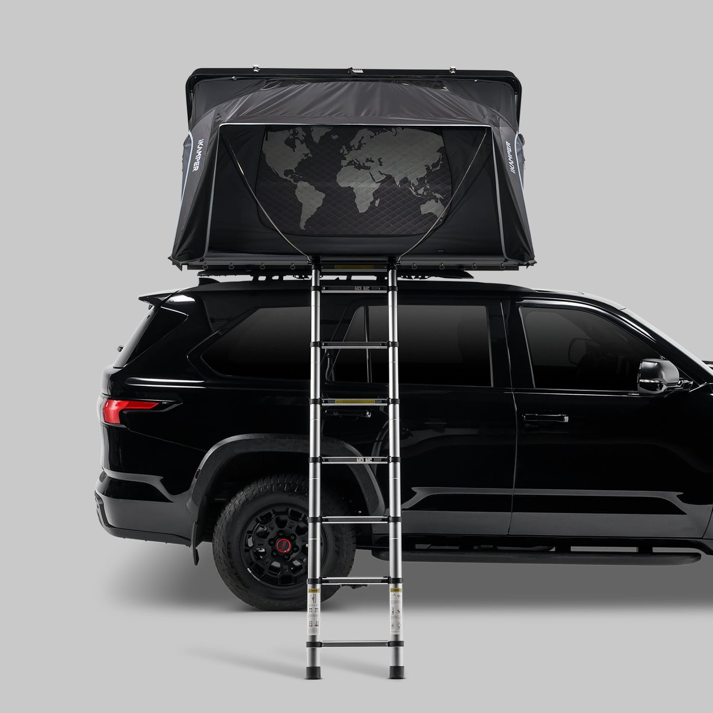 iKamper Skycamp 4.0 Quad rooftop tent closed on full-size SUV