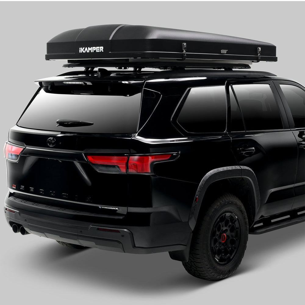 Skycamp 4.0 Quad overland setup with awning and accessories