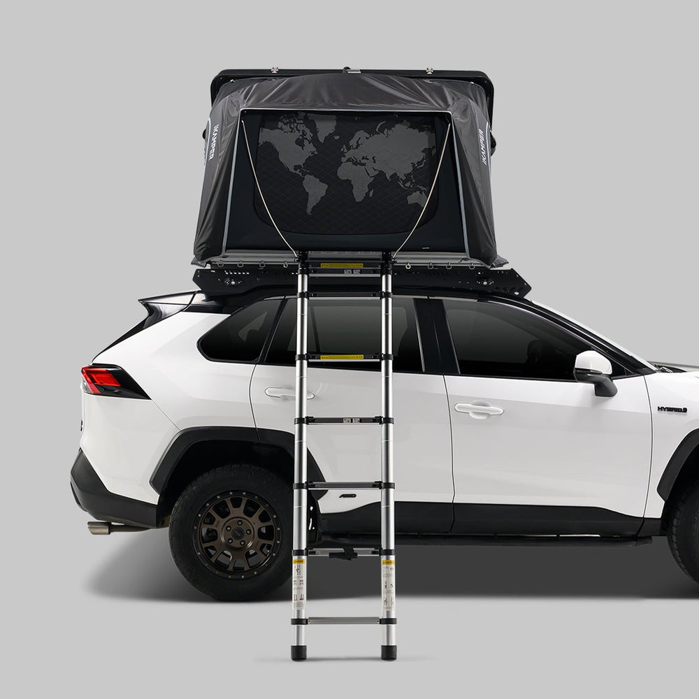 iKamper Skycamp 4.0 Trio rooftop tent closed on vehicle